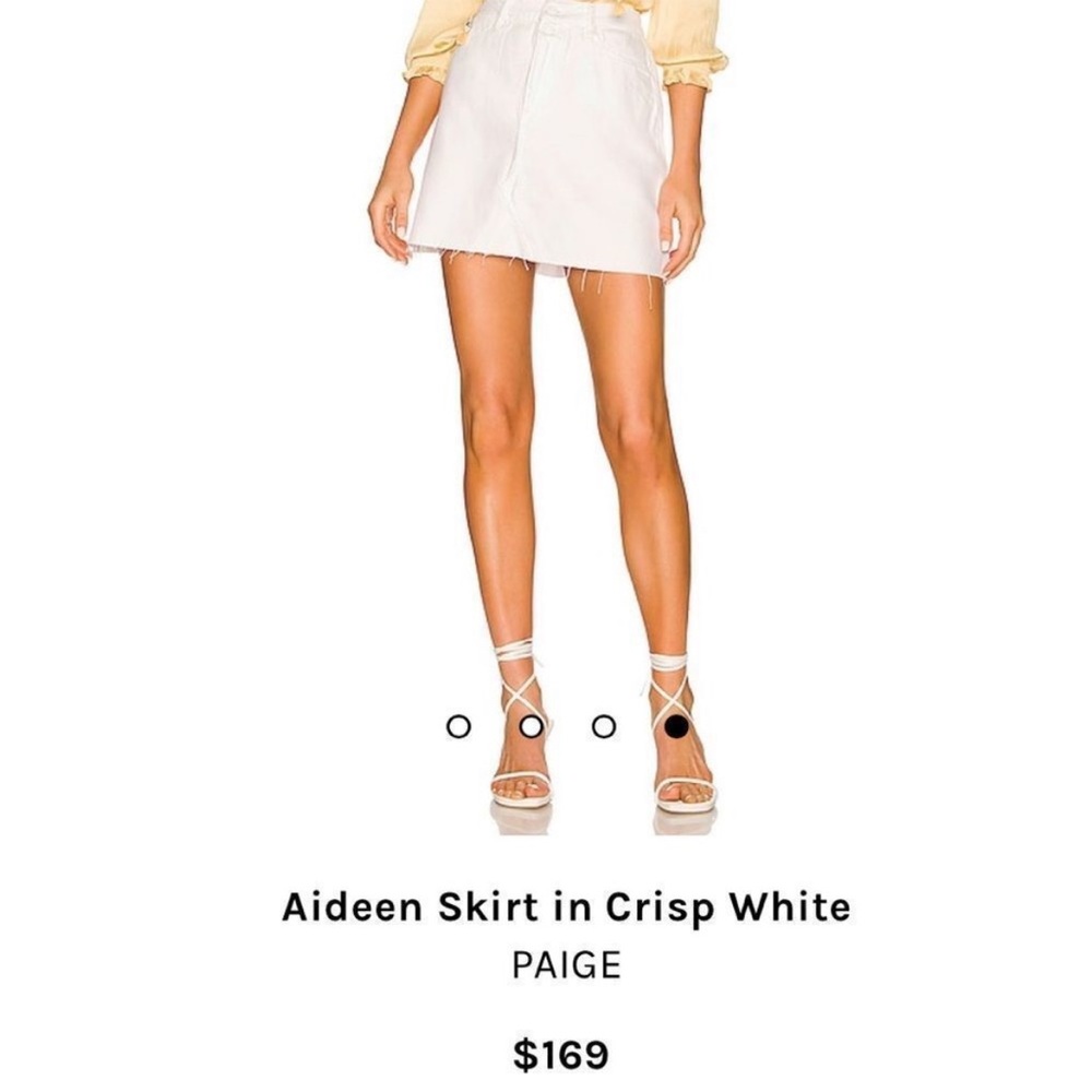 Paige Aideen denim Mini Skirt